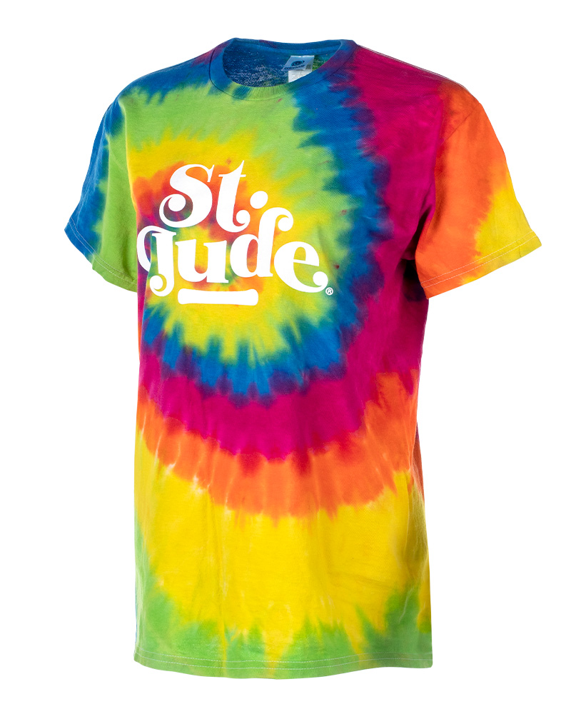 Rainbow Swirl Tie Dye T Shirt St Jude T Shop 6629